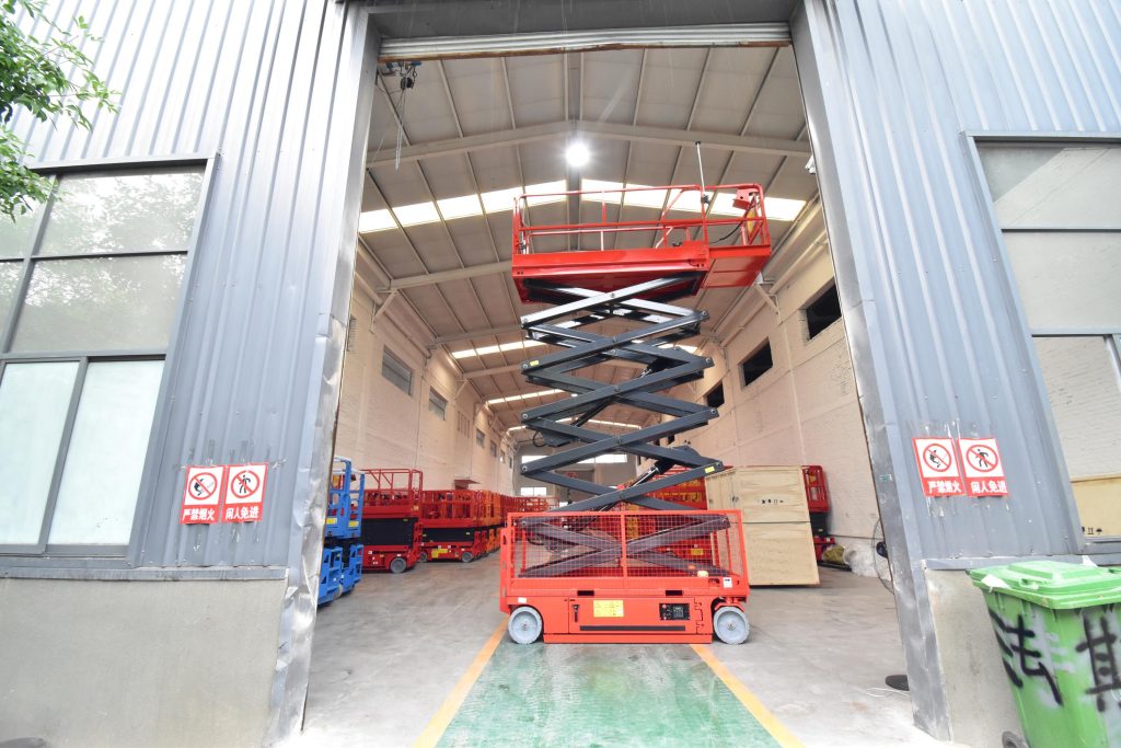 stretched scissor lift