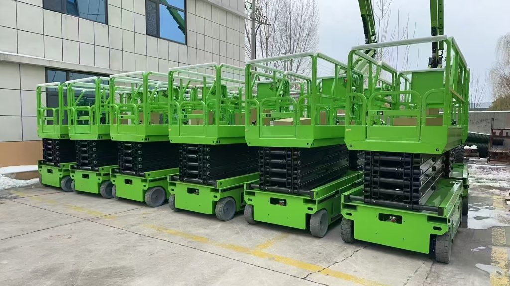 green scissor lift from yilu lift