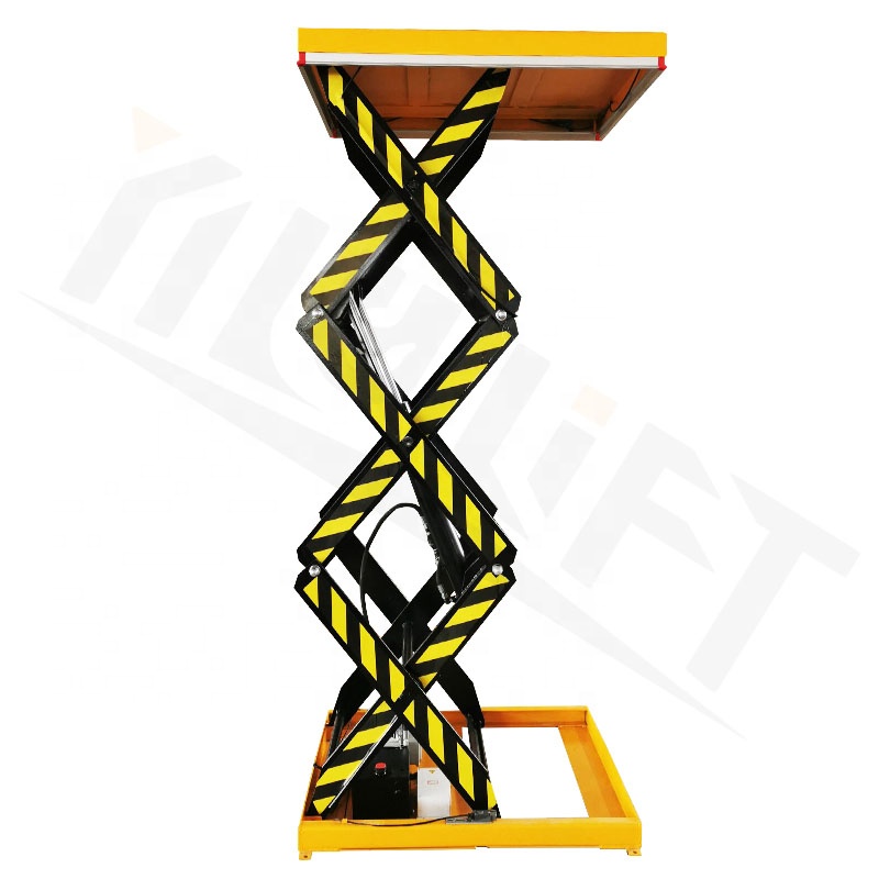 1ton 2ton Outdoor Constructions Lift Platform Window Cleaning Scissor Lift with Good Price